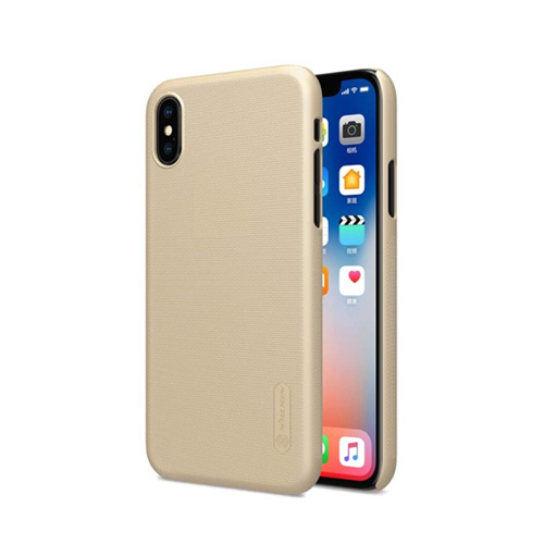 Θήκη Nillkin Super Frosted για Apple iPhone X, XS Back cover Gold Θήκη Nillkin Super Frosted για Apple iPhone X, XS Back cover Gold