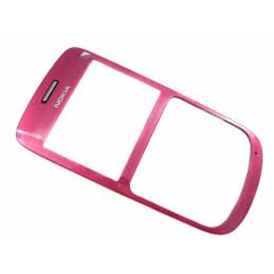 Μπροστινό Κάλυμμα με τζαμάκι Nokia C3-00 Pink Original