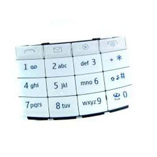 Πληκτρολόγιο Nokia X3-02 White Original Πληκτρολόγιο Nokia X3-02 White Original