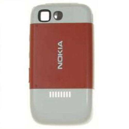 Καπάκι Μπαταρίας Nokia 5200 White Red Άσπρο Κόκκινο Original