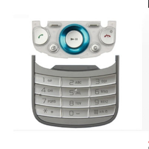 Πληκτρολόγιο Sony Ericsson W20,W20i Zylo Μενού + Αλφαριθμητικό Silver original