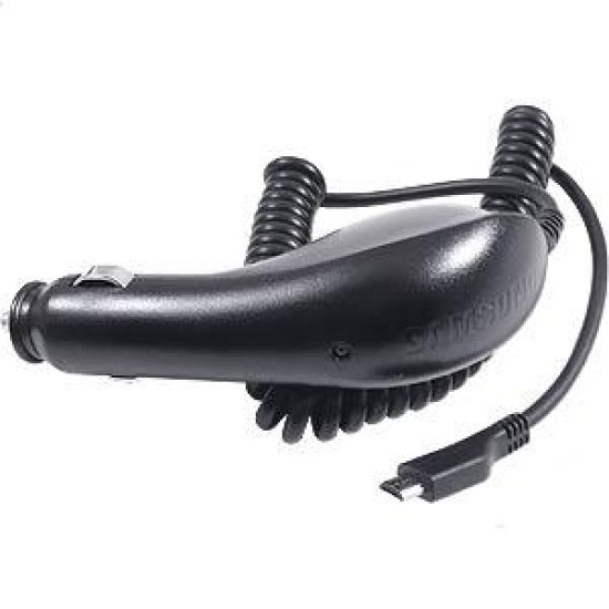 Φορτιστής αυτοκινήτου Samsung CAD300UBE micro USB Black bulk Original για C3530, Ch@t 350, 551, S I9000, I8700, I5500, I9010,  Nexus S I9023/I9020, B2710, Ch@t 335 S3350,S5570,B7722