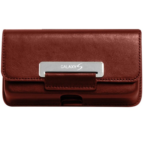 Θήκη Samsung για Galaxy S i9000 leather Red original