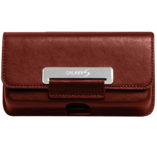 Θήκη Samsung για Galaxy S i9000 leather Red original Θήκη Samsung για Galaxy S i9000 leather Red original
