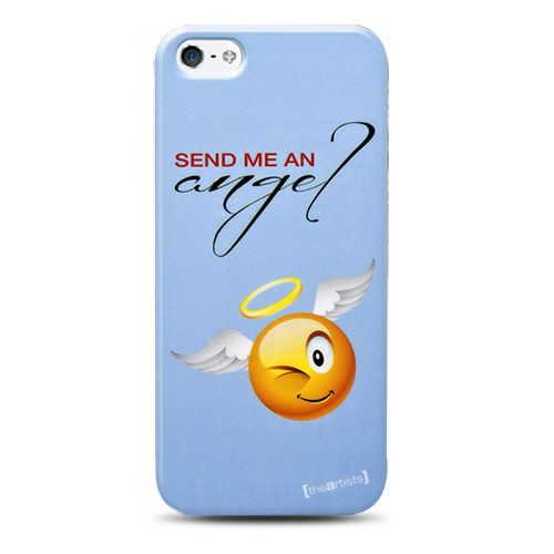 Θήκη The Artists Sent me an Angel Apple για iPhone 5, 5S Back cover Blue