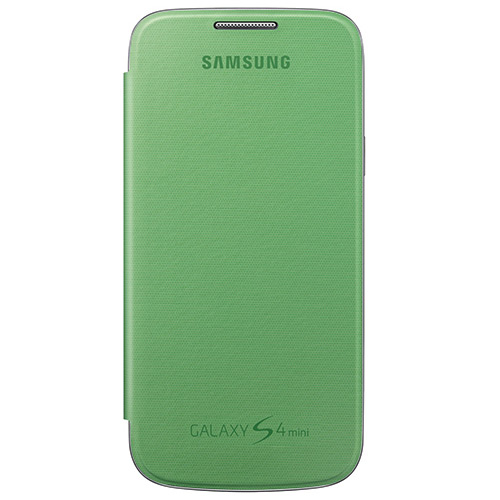 Θήκη Samsung EF-FI919BGE για I9195 Galaxy S4 mini Flip Cover Green original