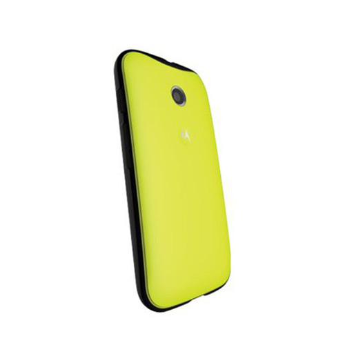 Θήκη Motorola ASMEGRPLL για XT1021 XT1022 Moto E Back cover Yellow original