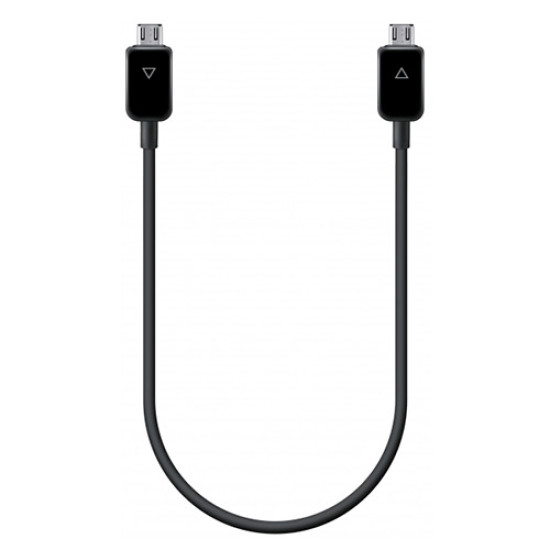 Power Sharing Cable Samsung EP-SG900UBE για G900 Galaxy S5 από micro USB σε micro USB Black org blister