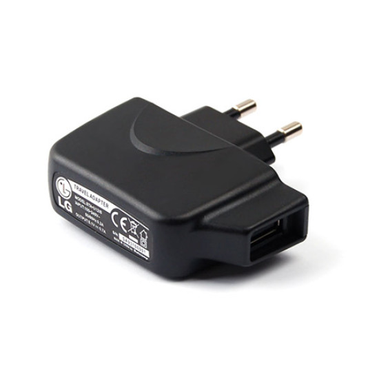 Φορτιστής ταξιδίου Αντάπτορας LG STA-U12ER USB 700mAh Black original bulk