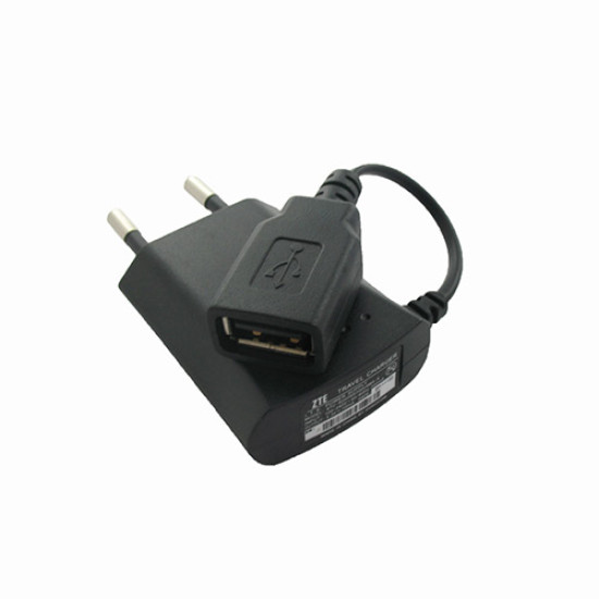 Φορτιστής ταξιδίου Αντάπτορας ZTE STC-A220501700USBA-A USB 700mAh black original bulk
