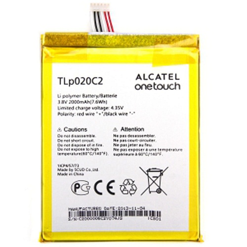 Μπαταρία Alcatel CAC2000012C2 TLP020C2 2000mAh για OT6034 Idol S Original Bulk Μπαταρία Alcatel CAC2000012C2 TLP020C2 2000mAh για OT6034 Idol S Original Bulk