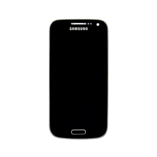 Original Οθόνη Samsung i9195i Galaxy S4 mini VE Black & Μηχανισμός αφής + Μπροστινό κάλυμμα GH97-16992A