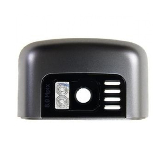 Πάνω κάλυμμα πίσω μέρους Nokia C6-01 ασημί antena camera cover Πάνω κάλυμμα πίσω μέρους Nokia C6-01 ασημί antena camera cover