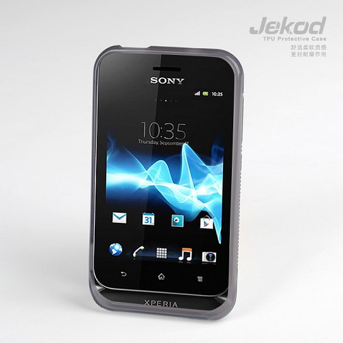 Θήκη Jekod για Sony ST21i Xperia Tipo Back cover TPU Black