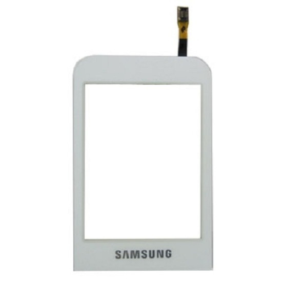 Τζαμάκι αφής λευκο Samsung C3300K Champ original white touch screen Τζαμάκι αφής λευκο Samsung C3300K Champ original white touch screen