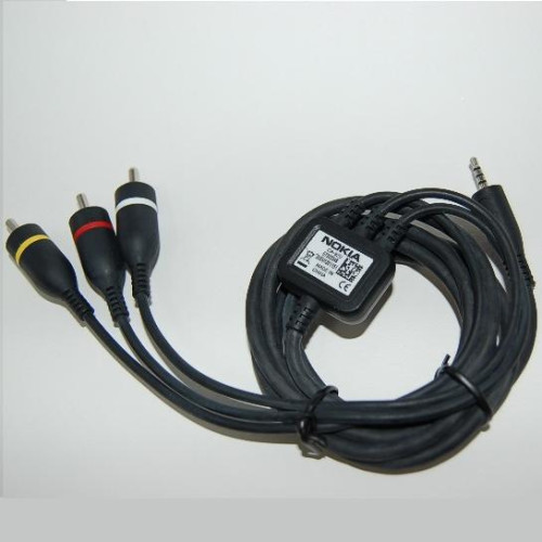 Nokia Video Cable CA-92U για 3600s, 5610 XM, 6220c, 6500s, 7310 Supernova, 7610 Supernova 1.5m bulk Nokia Video Cable CA-92U για 3600s, 5610 XM, 6220c, 6500s, 7310 Supernova, 7610 Supernova 1.5m bulk