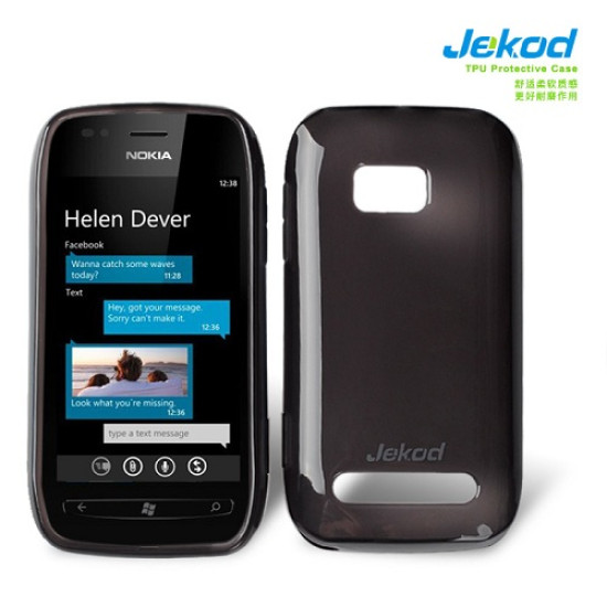 Θήκη Jekod για Nokia Lumia 710 Back cover TPU Black