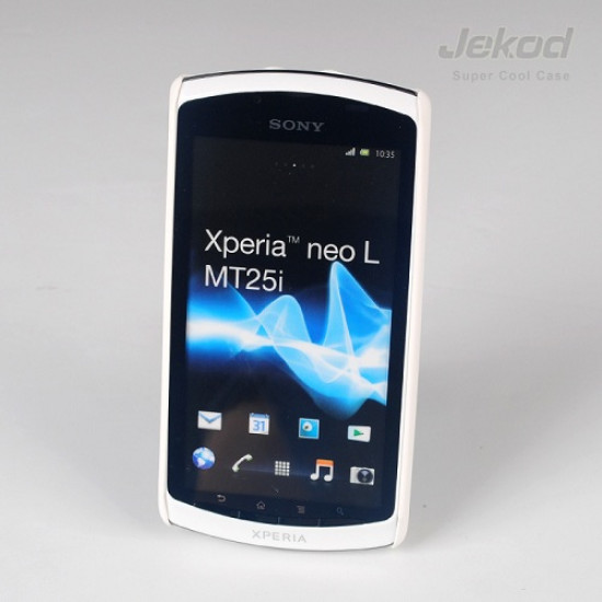 Θήκη Jekod για Sony MT25i  Xperia Neo L Back cover White