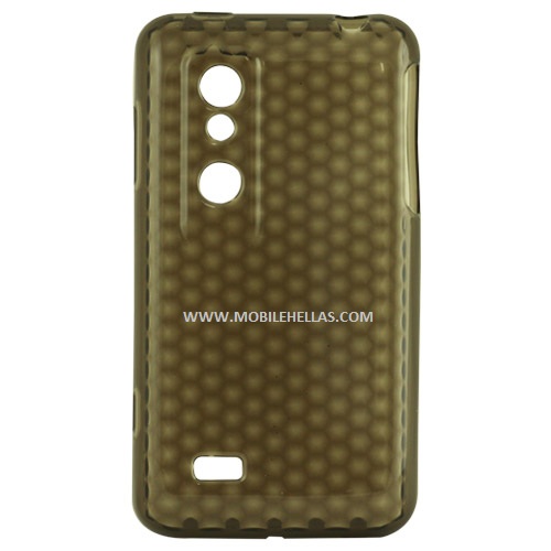 Θήκη OEM για LG P920 Optimus 3D Back cover TPU Grey