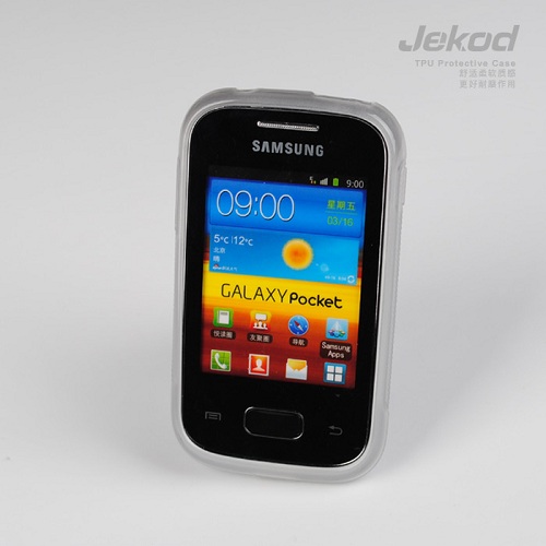 Θήκη Jekod για Samsung S5300 Galaxy Pocket Back cover TPU White