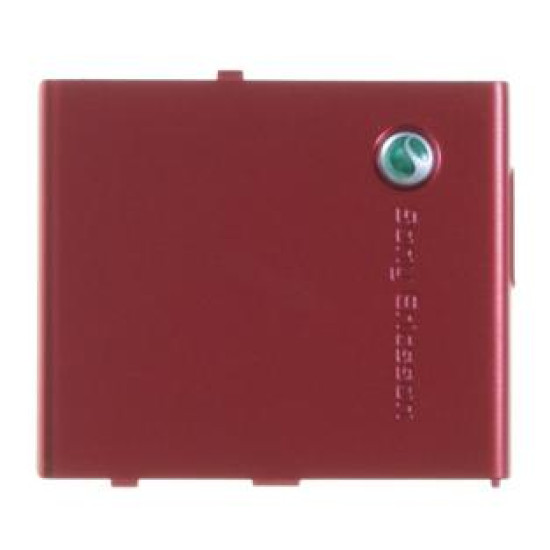 Καπάκι μπαταρίας / Battery cover Sonyericsson W910i κόκκινο ORIGINAL Καπάκι μπαταρίας / Battery cover Sonyericsson W910i κόκκινο ORIGINAL