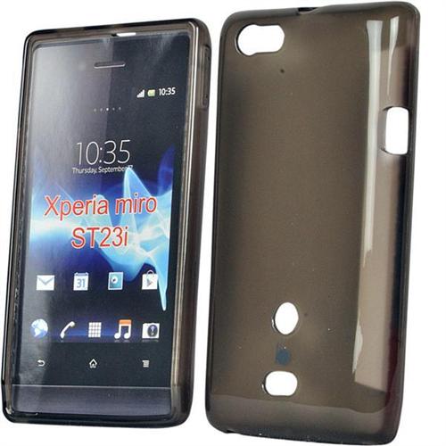 Θήκη OEM για Sony Xperia Miro ST23i Back cover TPU Grey