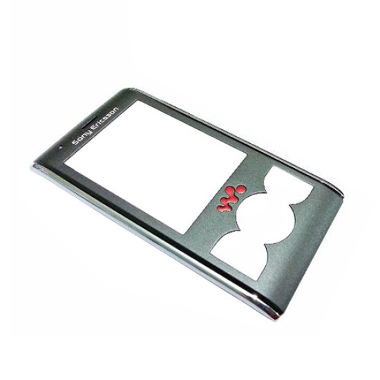 Μπροστινό Κάλυμμα Sony Ericsson W595 Black Front Cover Original Bulk