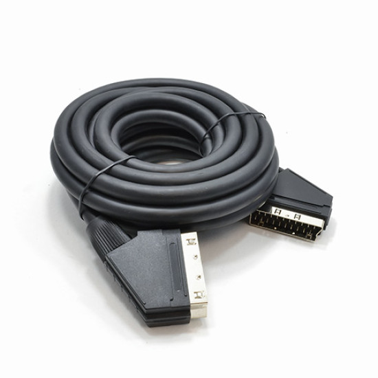 Καλώδιο ήχου & εικόνας male - male 2m Cable Scart Black OEM