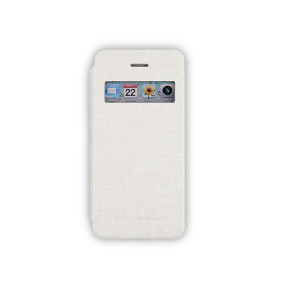 Θήκη Mercury Viva Window για Apple iPhone 6, 6S Flip cover White