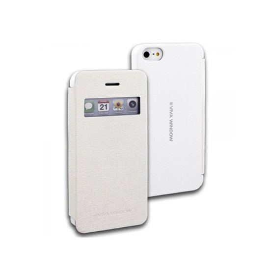 Θήκη Mercury Viva Window για Apple iPhone 6, 6S Flip cover White