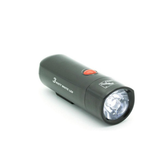 Φανάρι ποδηλάτου εμπρόσθιο Wildwolf YT-M18 3 Watt White LED με βάση στήριξης