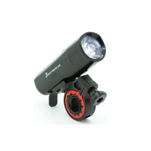 Φανάρι ποδηλάτου εμπρόσθιο Wildwolf YT-M18 3 Watt White LED με βάση στήριξης