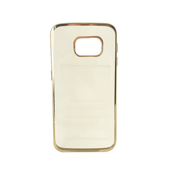 Θήκη Kisswill TPU για Samsung G925 Galaxy S6 Edge Back cover Transparent Gold Θήκη Kisswill TPU για Samsung G925 Galaxy S6 Edge Back cover Transparent Gold
