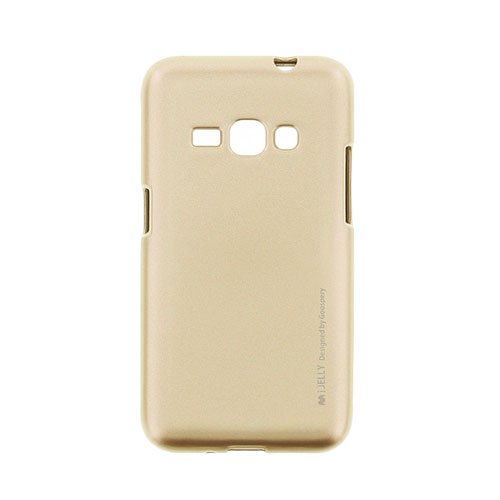 Θήκη Mercury i-Jelly για Samsung J120 Galaxy J1 (2016) Back cover TPU Metal Gold