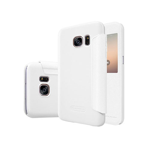 Θήκη Nillkin Sparkle S-View για Samsung G930 Galaxy S7 Flip Cover White