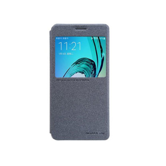 Θήκη Nillkin Sparkle S-View για Samsung A310 Galaxy A3 (2016) Flip Cover Black/Grey