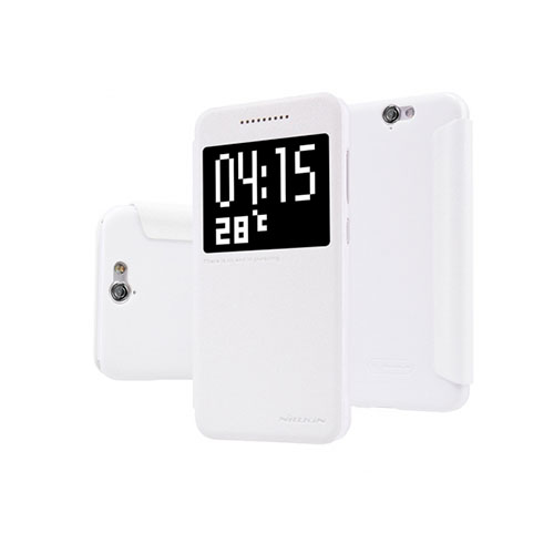 Θήκη Nillkin Sparkle S-View για HTC ONE A9 Flip Cover White