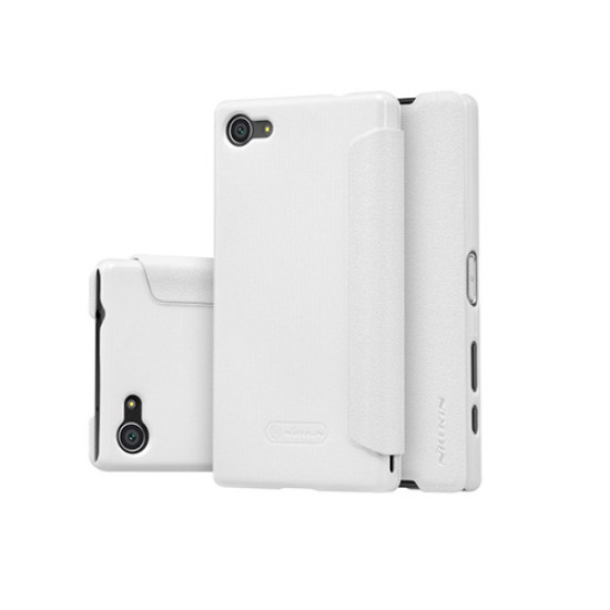 Θήκη Nillkin Sparkle Folio για Sony E5823 Xperia Z5 Compact Flip cover White