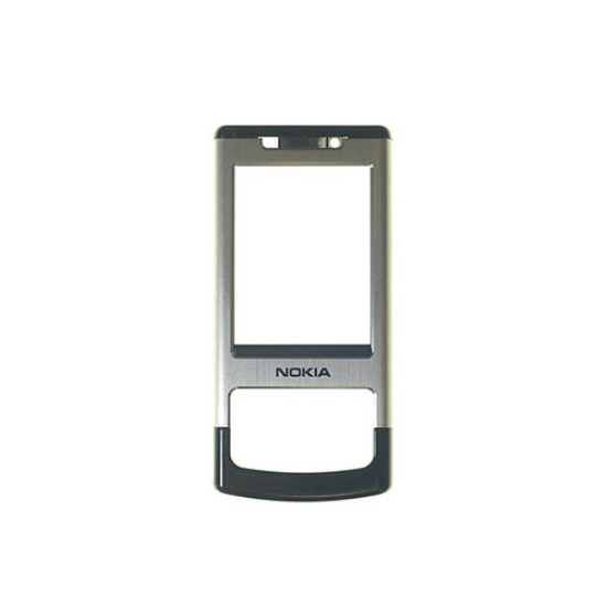 Μπροστινό Κάλυμμα με τζαμάκι Nokia 6500 Slide Silver Original