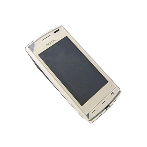 Τζαμάκι αφής με μπροστινό κάλυμμα Nokia 500 White Original
