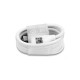 Data cable LG EAD63687001-D Type-C to Type-C 3.1 καλώδιο δεκαλώδιο δεδομένων 1m White Original Bulk Data cable LG EAD63687001-D Type-C to Type-C 3.1 καλώδιο δεκαλώδιο δεδομένων 1m White Original Bulk