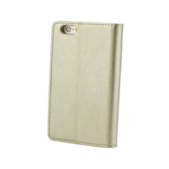 Θήκη OEM Magnet για Apple iPhone 6 Plus, 6S Plus Flip Cover Synthetic Leather Gold