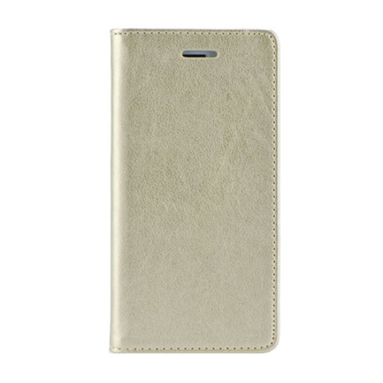 Θήκη OEM Magnet για Apple iPhone 7, 8 Flip Cover Synthetic Leather Gold