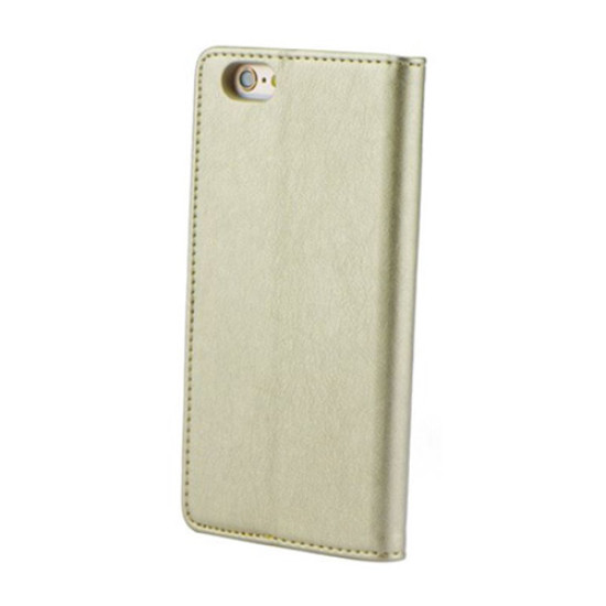 Θήκη OEM Magnet για Apple iPhone 7, 8 Flip Cover Synthetic Leather Gold