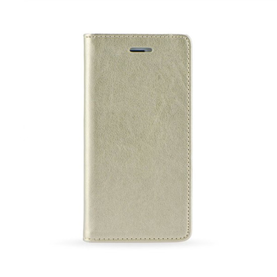 Θήκη OEM Magnet για Apple iPhone 7 Plus, 8 Plus Flip Cover Synthetic Leather Gold
