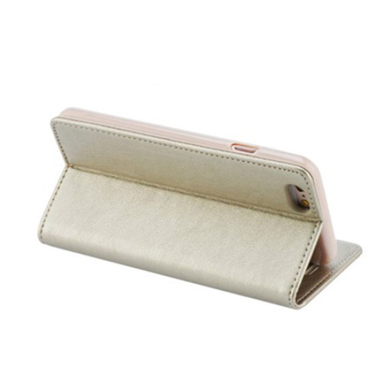 Θήκη OEM Magnet για Apple iPhone 7 Plus, 8 Plus Flip Cover Synthetic Leather Gold