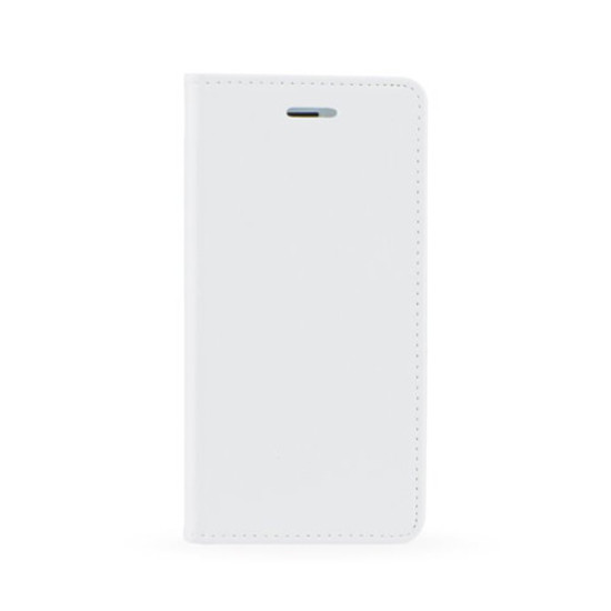 Θήκη OEM Magnet για Huawei P8 Flip Cover Synthetic Leather White