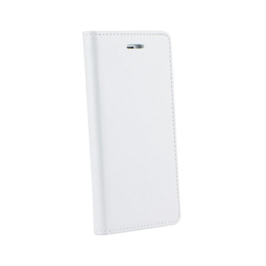 Θήκη OEM Magnet για Huawei P8 Flip Cover Synthetic Leather White