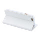 Θήκη OEM Magnet για Huawei P8 Flip Cover Synthetic Leather White