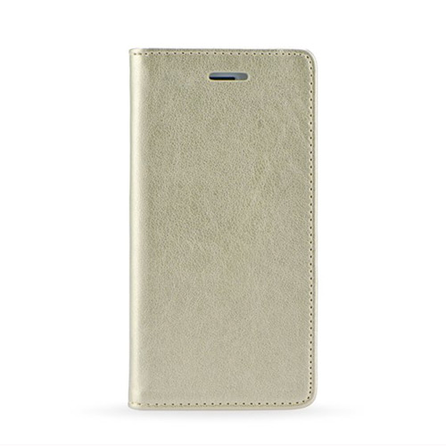 Θήκη OEM Magnet για LG K120E/K130 K4 Flip Cover Synthetic Leather Gold